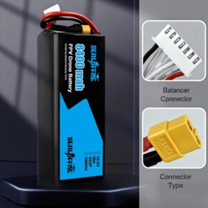 Molicel P42A 6S2P FPV Drone Battery - 22.2V 8400mAh Li-ion | Low-Temp Discharge -40°C | INR-21700 Cells​